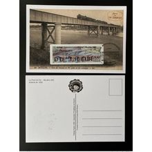 France 2022 ATM Lisa Maxi Carte Moulins Allier Salon Timbres Passions Train Pont