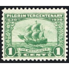 548, Mint VF NH 1¢ Mayflower Stamp * Stuart Katz