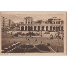 Stazione Ferroviaria Centrale, Napoli, c.1930 - ERN Cartolina