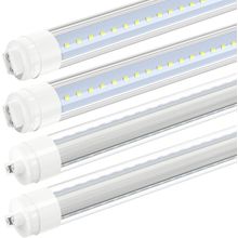 JESLED 360 Degree T8 T10 T12 8Ft 52W R17D/HO Base, Led Outdoor Tubes for Double
