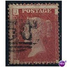 1864 SG43 1d Red Plate 94 Good/Fine Used "IJ"