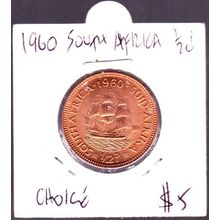 1960 South Africa 1 Half Penny Coin