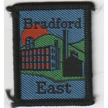 Scout Badge UK - Brixworth - Black Back (BY44)