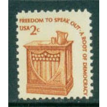 1582 2c Speakers Stand Fine MNH Dry Gum Mail Early Blk/6 RS MA1724