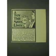 1900 Dana & Co Toy Peerless Iceland Freezer Ad - A toy that saves lives