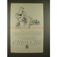 1928 Cadillac Car Ad - A Single Glance at Aristocratic!