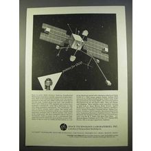 1963 NASA's OGO Orbiting Geophysical Observatory Ad