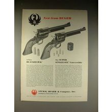 1966 Ruger Blackhawk, Super Single-Six Revolver Ad