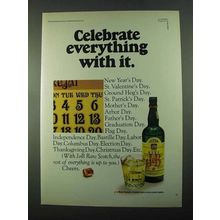 1969 J&B Scotch Ad - Celebrate Everything