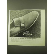 1971 Evans Casuals Shoes Ad - Feels Like Saturday