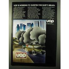 1971 UOP Universal Oil Products Ad - Baby's Breath