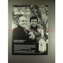 1973 Jim Beam Ad w/ Fredric March and Mike Connors!!