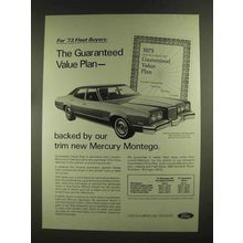 1973 Mercury Montego MX Brougham Ad - Value Plan