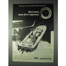 1973 Mercury MerCruiser Stern Drives Ad - Superstar