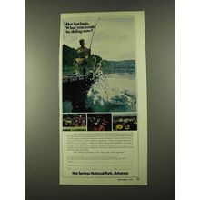 1974 Hot Springs National Park Arkansas Ad - Doing Now!