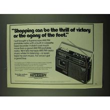 1976 Superscope CR-1000A Portable Radio Ad