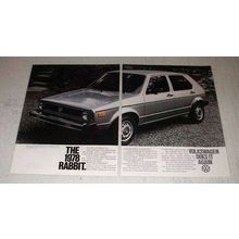 1978 Volkwagen Rabbit Car Ad - Volkswagen Does it Again