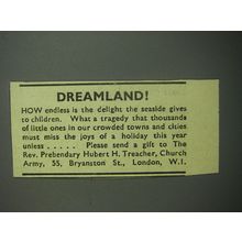 1948 Church Army Ad - Dreamland