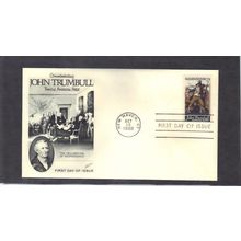 FDC Fleetwood 1361 6c John Trumbull (Cachet-U/A) CV42767