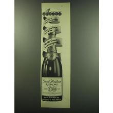 1949 Great Western Extra Dry Champagne Ad - You pay a great compliment