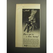 1957 Steiff Toys Advertisement - Bunny Lamb and Deer - Don't get in a stew