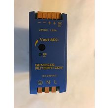 GENESIS AUTOMATION GDA30-24,24V DC POWER SUPPLY (INPUT: 100-240VAC 63HZ),ET