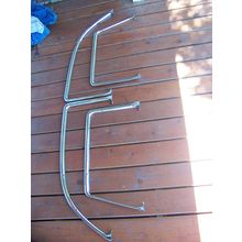 1955 CHRYSLER WINDOW GARNISH MOLDINGS 4D NEW YORKER WINDSOR OEM