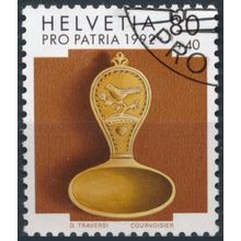 Pro Patria, Folk Art: 80+40c - Switzerland 1992 - FH - MiNr 1472