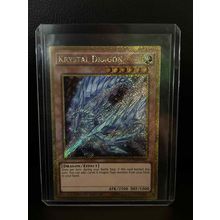 Krystal Dragon - MVP1-ENGV2 - Gold Secret Rare - Limited Edition The Dark Side o