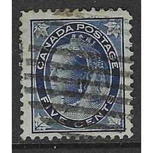 CANADA 1897 QUEEN VICTORIA 5c USED SG146 #2