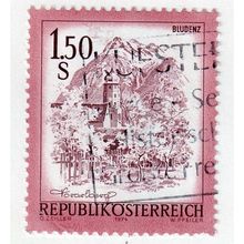 1973 AUSTRIA sg1677 1.50s DULL ROSE FINE USED (GAP1)