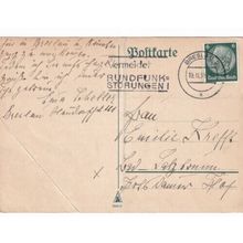 Germany 1935 Breslau to Nausser Hof Postcard Breslau Cancel written crease