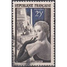 France 1955 Michel 1044 O Cote (2008) 0.50 € La ganterie Elégante Cachet rond