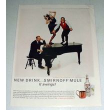 1965 Smirnoff Vodka Ad w/ Skitch Henderson