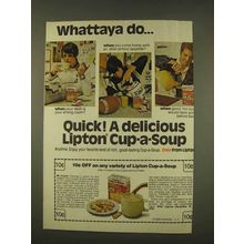 1976 Lipton Cup-A-Soup Ad - Whattaya Do