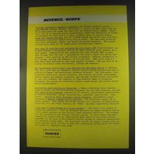 1976 Hughes Aircraft Ad - NASA's Landsat-1 Satellite