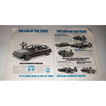 1978 Plymouth Car Ad - Horizon, Fury Gran Coupe