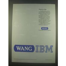 1985 Wang Computers Ad - Rhapsody in Blue