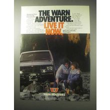 1985 Warn Winches Ad - The Adventure Live It Now