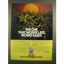 1988 Hoechst Roussel Acclaim 1EC Herbicide Ad - Works Early