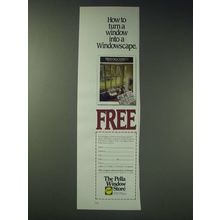 1989 Pella Windows Ad - How to turn a window into a Windowscape