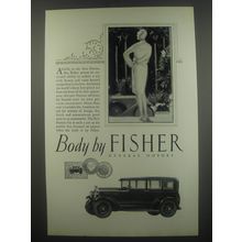 1928 Body by Fisher Ad - Again, in the new Pontiac Six, Fisher proves
