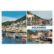 Multiview of Polperro Postcard Cornwall 7283