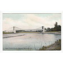 The New Suspension Bridge Nottingham Postcard Heathcote Series