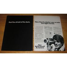 1972 Bell & Howell XL Camera Ad - Don't be afraid of the dark
