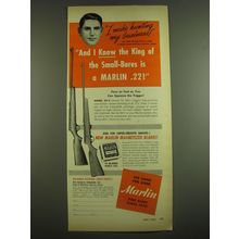 1952 Marlin 88-C and 80-C Rifles Ad - And I know the King of the small-bores