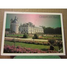 CHATEAU DE CHENONCEAU, FRANCE used postcard 1992 pm =