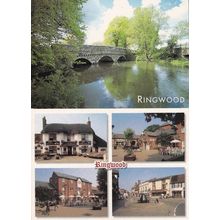 The Fish Inn Ringwood Hampshire Restaurants Bridge 2x Postcard s