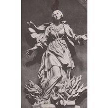 Chiesa Di S Saint Agnese Fettara 1660 Antique Old Painting Postcard