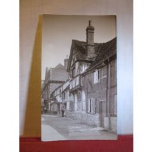 15th C HALF TIMBERED GABLE, LACOCK, WILTSHIRE. unused antique postcard RP =